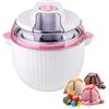 Ysislybin Gelatiera, Macchina Gelato da 1,65 L con Due Velocità per la Preparazione di Gelato Sorbetti Yogurt Gelato Macchina per Gelato 2 in 1 con Doppio Isolamento per la Preparazione di Bevande Fredde