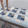 MOTT 50 Tappeto da bagno in luffa in PVC, tappetino da bagno antiscivolo per massaggi, tappetino per doccia bagnata, tappetino da bagno con scarico, tappetino per doccia anti muffa, tagliato su misura