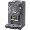 FABER COFFEE MACHINES | Deluxe 3.0 | Macchina Caffè ESE 44mm con Elettrovalvola, Portacialda Estraibile, Tanica Vetro 1L e Pressacialde in ottone regolabile (Gray Daytona, CROMO)