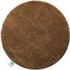 Floordirekt Tappeto da bagno Sky, morbido e denso, antiscivolo e ad asciugatura rapida, adatto per riscaldamento a pavimento, rettangolare e rotondo (rotondo - Ø 95 cm, marrone)
