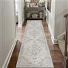 PureCozy Tappeto Cucina 60x240cm Antiscivolo Lavabile In Lavatrice Lungo Per Corridoio Tappeti Rettangolare Rug,Beige