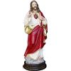 ricordapadrepio.it - Statua Sacro Cuore di Gesù cm30 benedicente, in resina bianca classico