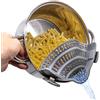 Netrox Scolapasta in Silicone con Clip - Colino per pasta da appendere a pentola, padelle e ciotole - lavabile in lavastoviglie e adatto agli alimenti - Colapasta, Cucina, Scola Pentola, Cose per la Casa