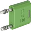 Stäubli KS2-4N-19 connettore di collegamento verde, diametro penna: 4 mm, distanza perno: 19 mm, 1 pezzo