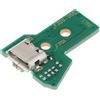 NonMiFyR Scheda Presa Porta di Ricarica USB con Cavo Flessibile a 12 Pin, Cavo Piatto per Controller JDS-055