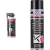 Liqui Moly 7390 Pro-Line Convertitori Rapidi di Ruggine & 6111 Spray Protezione della Sottoscocca Bitume, Nero