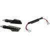 Lampa 90473 Ciclon, frecce Moto LED omologate, indicatori di direzione a LED, 12V & 91615 Resistenze Pre-cablate con connettori rapidi, 2 pz 12V 10 Ohm 10 W
