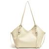 DEERWORD Donna Borse a Mano Borsa a Spalla Elegante Grandi Firmate Marca Tracolla Antifurto PU pelle 79239 1 pz Bianco