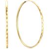 ChicSilver Orecchini Cerchi Grandi Argento 925 70mm, Orecchini a Cerchio Oro da Donna, Orecchini Donna in Argento - ChicSilver