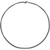 Louis Ciocchetti dal 1887 Collana da Uomo in Acciaio Inox Stile Streetwear, Collana Maschile 2mm 3mm 4mm, Colori Oro, Argento, Nero, 45cm 50cm 60cm, Catena Resistente, Antiallergica, Non Scolorisce (Nero, 2mm-60cm)