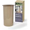 Livlig53 LIVLIG Refrigeratore per Vino smaltato, refrigeratore per Bottiglie 22 cm, Adatto Come Vaso Vintage e Porta Utensili, stoviglie smaltate per Uso Esterno, Colore: Beige