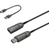 Vivolink PROUSB3AAF40 cavo USB 3.2 Gen 1 (3.1 1) 40 m A Nero [PROUSB3AAF40]