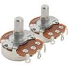 Musiclily Alpha A500K Potenziometro Metrico Solid Short Shaft 6,5mm Audio Taper Pot per Chitarra Elettrica Tele PB JB Basso (Set di 2)