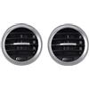 VHEUHZ 2 griglie di uscita per coperchio di ventilazione AC Nero/Cromato compatibili con Opel ADAM CORSA D MK3 Vauxhall 13417363 2201099