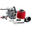 WOOSTAR PD24 Carburatore con 42mm Filtro Dell'aria Tubo Collettore di Aspirazione Sostituzione per 152QMI 157QMJ Motore 4 Tempi GY6 125cc 150cc TaoTao Go Kart Scooter