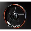 JAYWIS Cerchioni Decalcomanie Adesivi per Mozzi Ruota Moto Riflettenti per Y&amaha YZF-R6 YZF R6 2019-2024 Kit Adesivi per Strisce Cerchioni Cerchioni Adesivi Strisce(Colore 1)