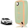 TOOMUME Cover Chiave Auto per Peugeot 207 308 3008 Citroen C3 C4 Picasso | Silicone Morbido, Antiurto, Anticaduta, Antigraffio, Custodia Protettiva Chiave per 307 5008 CC SW Partner C1 C2 C5 Berlingo