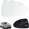Rosedreamer Vetro di ricambio per Opel Corsa D 07.2006 - 08.2014 Corsa E 09.2014 - 06.2019 specchietto retrovisore esterno in vetro lato passeggero riscaldabile specchietto retrovisore esterno asferico auto