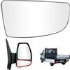 vsshe Specchio Retrovisore Inferiore Destro for Ford Transit MK8 (2014 and later) BK31-17A700-AA, 1855102, 1823997, Vetro a Specchio Sostituzione, Vetro Specchietto di Ricambio.