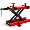 Arebos Cavalletto Moto | Sollevatore e Ponte Alzamoto | 500 kg | 95-375 mm | Cavalletto alzamoto per moto | cric e sollevatore centrale | ponte carroponte moto | portata 500 kg | altezza 95-375 mm