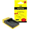 Patona Caricabatterie USB sottile con ingresso USB-C per Olympus Li-40B Li-42B Nikon EN-EL10 "