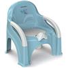 BABYLON Premier Vasino Bambini coperchio+bol, WC per da 1 anno, Blu