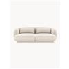 Besolux Divano 2 posti effetto velluto Tulum, larg. 180 cm