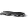 TP-Link TL-SG116P PoE Switch 16 Porte Gigabit con 16 PoE+, 30W per Porta PoE, 12