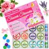 Gikikoko Idee Regalo Donna - 12 Pezzi Di Vaporizzatori Per Doccia Aromaterapia Con 24 Pastiglie Da Bagno, Bombe da Bagno, Regali Per La Cura Di Sé Per Le Donne Con Oli Essenziali Naturali