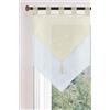 Gardinenbox Panneaux 2023710 - Tendina in voile a doppio strato, 90 x 60 cm, colore: crema
