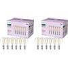 Philips LED Classic Lampadine Filamento P45, Attacco E14, 40 W, Luce bianca calda 2700 K, pack da 6 (Confezione da 2)
