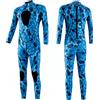 JoyMaySun Mute per pesca subacquea da 3 mm Mute in neoprene Pesca Immersioni Surf Snorkeling Kayak Camouflage Adulto Full Body Termico Tenere al caldo