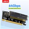 JEYI Adattatore JEYI M.2 NVME a PCIe 4.0 X16, Scheda di Espansione M.2 NVMe SSD a PCI-e 4.0, Supporta Unità a Stato Solido 2280/60/42/30