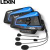 Lexin B4FM-X Bluetooth5.0 Cuffie interfono per casco moto Type-C, 10 ciclisti Comunicazione wireless Condivisione musica Moto