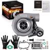 MXR Turbocompressore Universale GT2871 GT28 T25 T28 GT25 GT2860 A/R .64 per Motori 1.5-2.0L, Turbina in Alluminio fino a 400HP