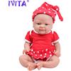 IVITA Bambola Reborn in Silicone Integrale da 14 Pollici, 1,65 kg, Morbida e Realistica, Giocattolo Fai-da-Te per Bambini, Bambola Realistica per Bambine