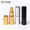 sumeear 100 Pezzi/lottp 5ML Bottiglia di profumo riutilizzabile in vetro UV portatile con atomizzatore in alluminio Bottiglie spray Campione Contenitori vuoti