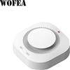 wofea Sensore Rilevatore di Fumo Wireless 433MHz Compatibile con Sistemi di Allarme Domestici, Uso Indipendente, Allarme Antincendio