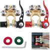 NONE 1 paio di morsetti per batteria per auto Terminale a sgancio rapido Disconnessione cavi automatici Connettori Accessori per veicoli connettori per morsetto batteria