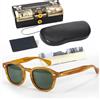 YPAY Johnny Depp Occhiali da sole polarizzati Occhiali da sole da uomo Occhiali da sole da donna di marca di lusso con montatura in acetato vintage