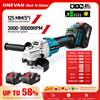 ONEVAN 6Gears Smerigliatrice angolare elettrica senza spazzole 125MM Smerigliatrice angolare ricaricabile Lucidatura Utensili elettrici per Makita 18V Batteria Pin