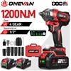 ONEVAN 1200N.M Avvitatore elettrico senza spazzole 1/2 pollici Avvitatore a batteria Chiave utensile elettrico per Makita 18V Batteria Pin