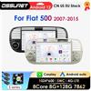 OSSURET Android auto Autoradio Lettore Per FIAT 500 Abarth 2007-2015 Multimediale di Navigazione GPS autoradio Supporto Carplay Octa Core 7862