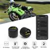 AINYSZIN Moto TPMS 2 Sensori Bluetooth 4.0 5.0 Sistema di Monitoraggio della Pressione dei Pneumatici Pit Bike Tester per Pneumatici Set Diagnostico Accessori Moto