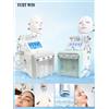 YUET WIN Nuova Idro Dermoabrasione Macchina Pulizia Profonda del Viso Sollevamento Acqua Ossigeno Spray Cura Della Pelle Bolla SPA Attrezzature di Bellezza