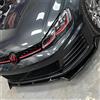 NONE Maxton Style Gloss Nero Paraurti Anteriore Splitter Labbro Per VW Golf 7 7.5 GTI GTD R R-Line 2013-2020 Paraurti Diffusore Spoiler Guard