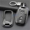 MIHUMOE Per Lexus 2005-2019 LS GS HS LX IS ES RX GX CT Auto In Fibra di Carbonio Smart Chiave Fob Catena Della Copertura Della Cassa Borsette Anello di Supporto 300 350 450h