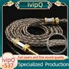 ivipQ Cavo di aggiornamento HIFI IEM ivipQ-537 con 0.78 2PIN/MMCX, applicabile per AKG MOONDROP x Crinacle DUSK AFUL Performer HIFIMAN Ananda