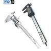 prostormer Calibro a corsoio in acciaio inossidabile/plastica da 0-150mm calibro digitale LCD strumenti di misurazione della profondità dello strumento da 6 pollici di PROSTORMER