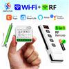 SLMPLEFUN Interruttore per tapparella per tende wireless Tuya, modulo intelligente WiFi RF per tende da sole, telecomando 5 in 1, funziona con Alexa Google Home